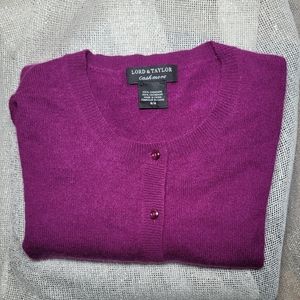 Lord & Taylor 100% cashmere sweater